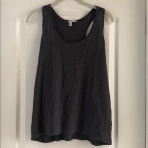 Halogen linen tank top